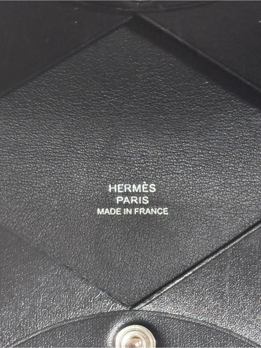 Hermes Calvi and Bastia Set- Black Box Leather
